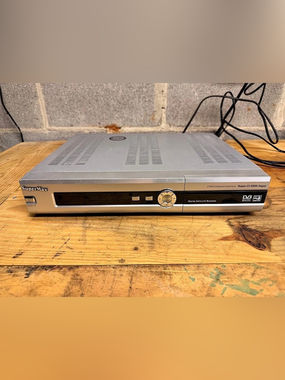 SuperMax Super-CI 6000 Super Digital Satellite Receiver Silver